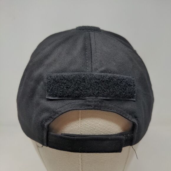 Rothco Men's Strapback Hat Black Size OSFA Big Hook & Loop Logo - Picture 5 of 8